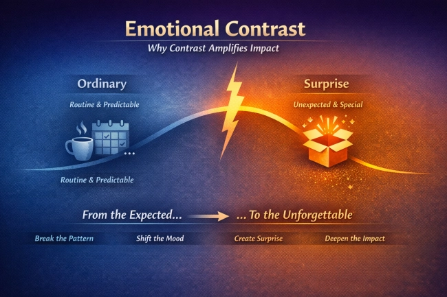 Emotional Contrast — why contrast amplifies impact
